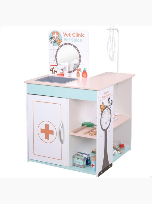 Hospital de juguete madera 3 en 1 woomax - Kiabi Hospital de juguete madera 3 en 1 woomax - Kiabi