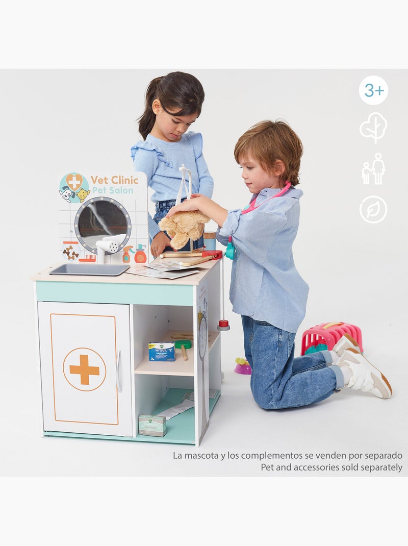 Hospital de juguete madera 3 en 1 woomax N/D - Kiabi