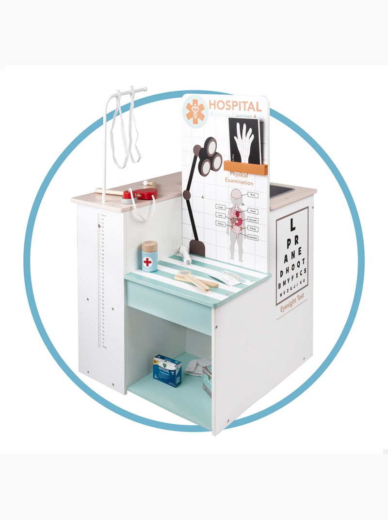 Hospital de juguete madera 3 en 1 woomax N/D - Kiabi