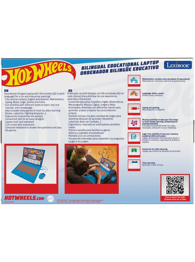 Hot Wheels puertoátil educativo bilingüe con 124 actividades (EN/ES) Azul - Kiabi