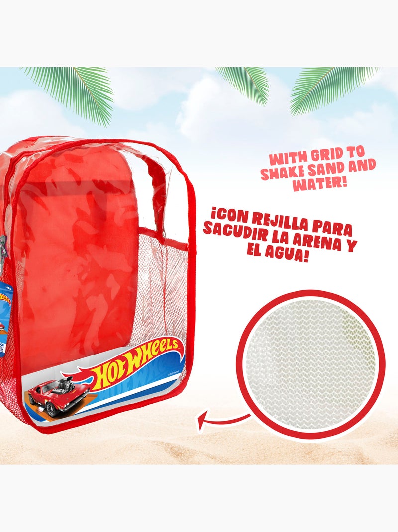 Hot wheels set cubo de playa con accesorios y mochila transporte N/D - Kiabi