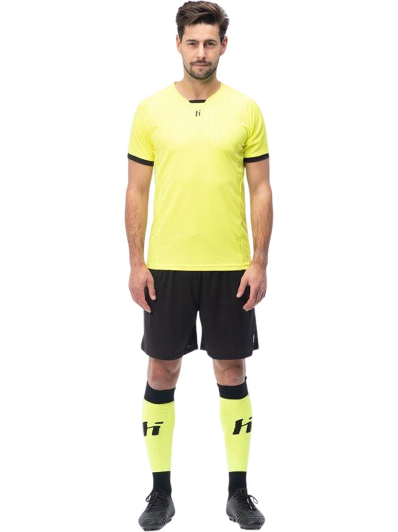 Huari - Camiseta Rosario Diseño Logotipo para Hombre Amarillo - Kiabi