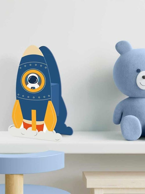 Hucha – cohete infantil de madera - Kiabi