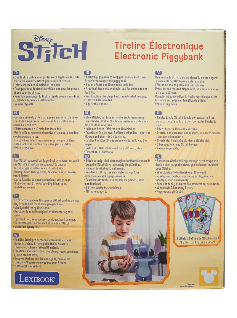 Hucha electrónica Stitch Azul - Kiabi