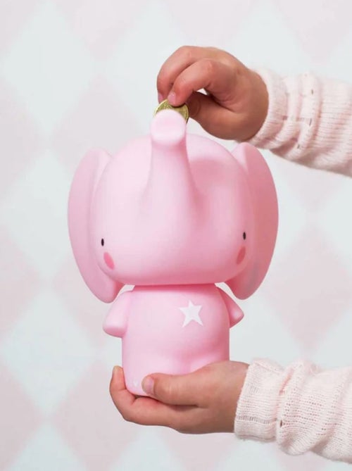 Hucha infantil, elefante rosa | A Little Lovely Company - Kiabi