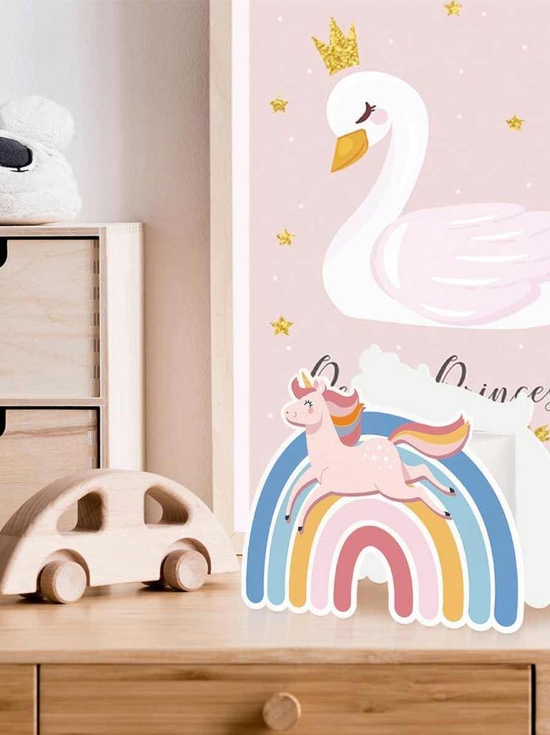 Hucha – unicornio infantil de madera Multicolor - Kiabi