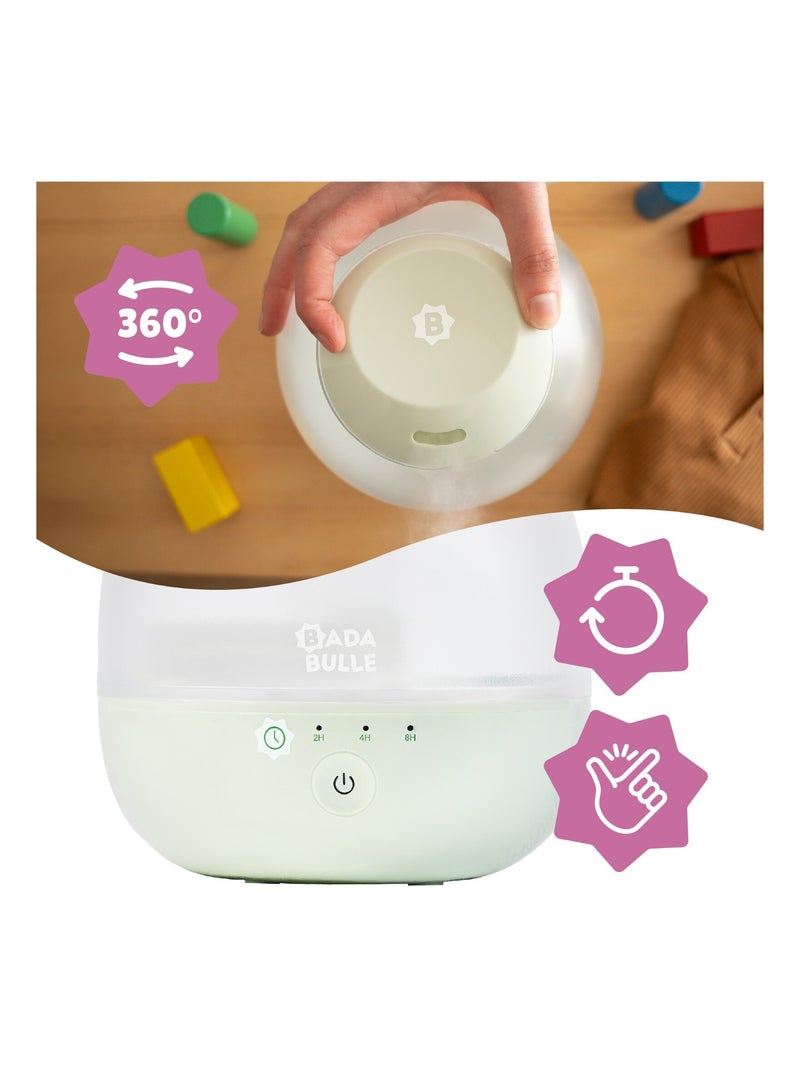 Humidificador con luz nocturna Bubble Verde claro - Kiabi