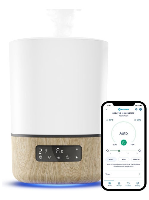 Humidificador de aire conectado Breath, difusor de aceites esenciales - Kiabi