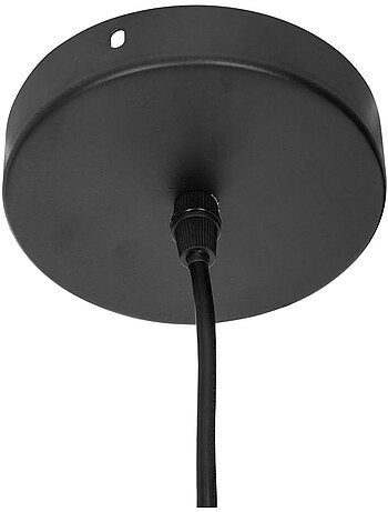 Ida suspensión de alambre metal negro d19cm