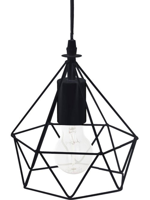 Ida suspensión de alambre metal negro d19cm - Kiabi