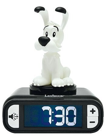 Idefix Luz nocturna Reloj despertador con sonidos
