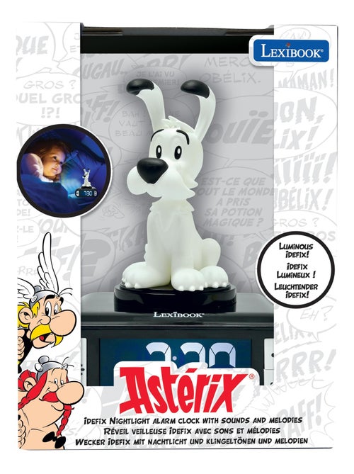 Idefix Luz nocturna Reloj despertador con sonidos - Kiabi