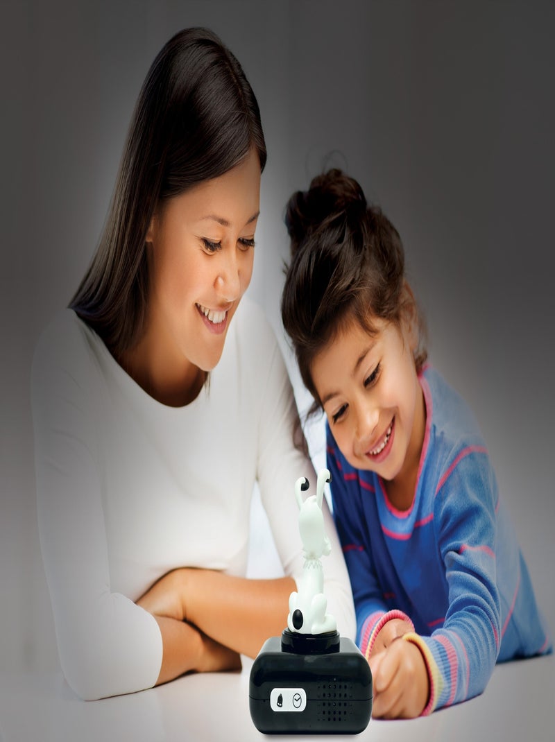 Idefix Luz nocturna Reloj despertador con sonidos Blanco - Kiabi