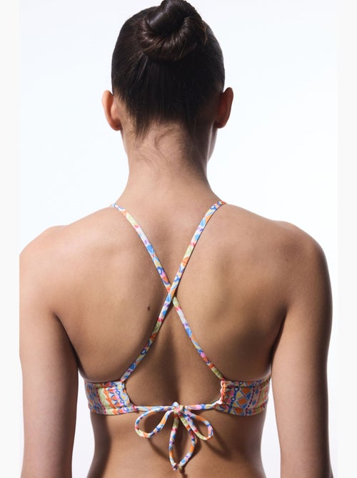 Ila top de bikini reversible con cuello halter penti - Kiabi