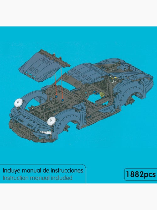 Im.master juego de construcción coche deportivo 1/10 - 1882 pzas. - Kiabi