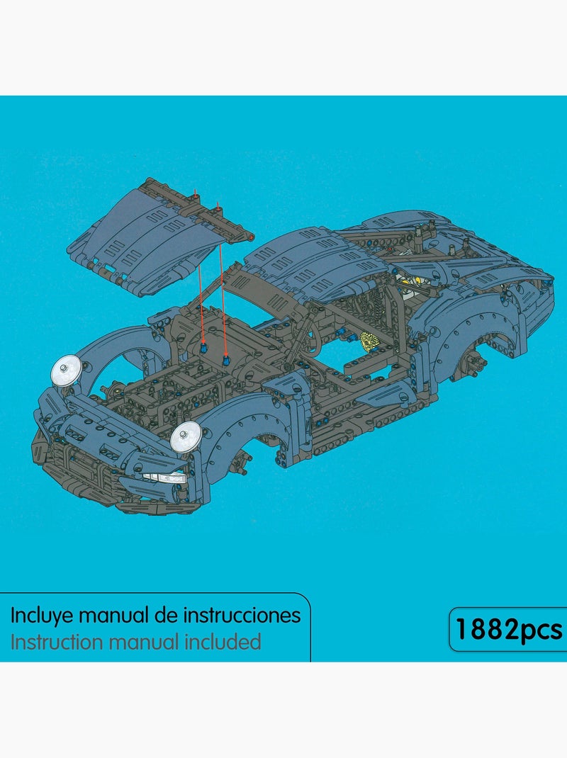 Im.master juego de construcción coche deportivo 1/10 - 1882 pzas. N/D - Kiabi