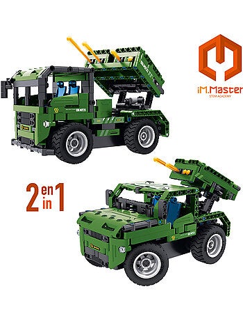 Im.master juego de construcción coche teledirigido militar 2 en 1 - 364 pzas.