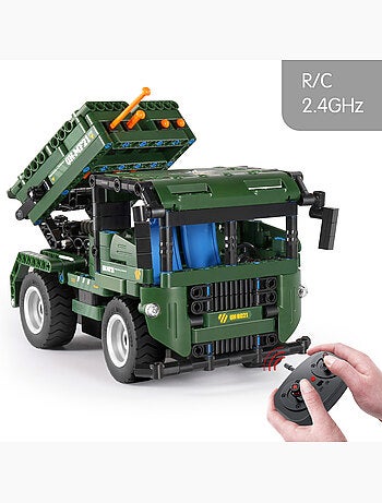 Im.master juego de construcción coche teledirigido militar 2 en 1 - 364 pzas.