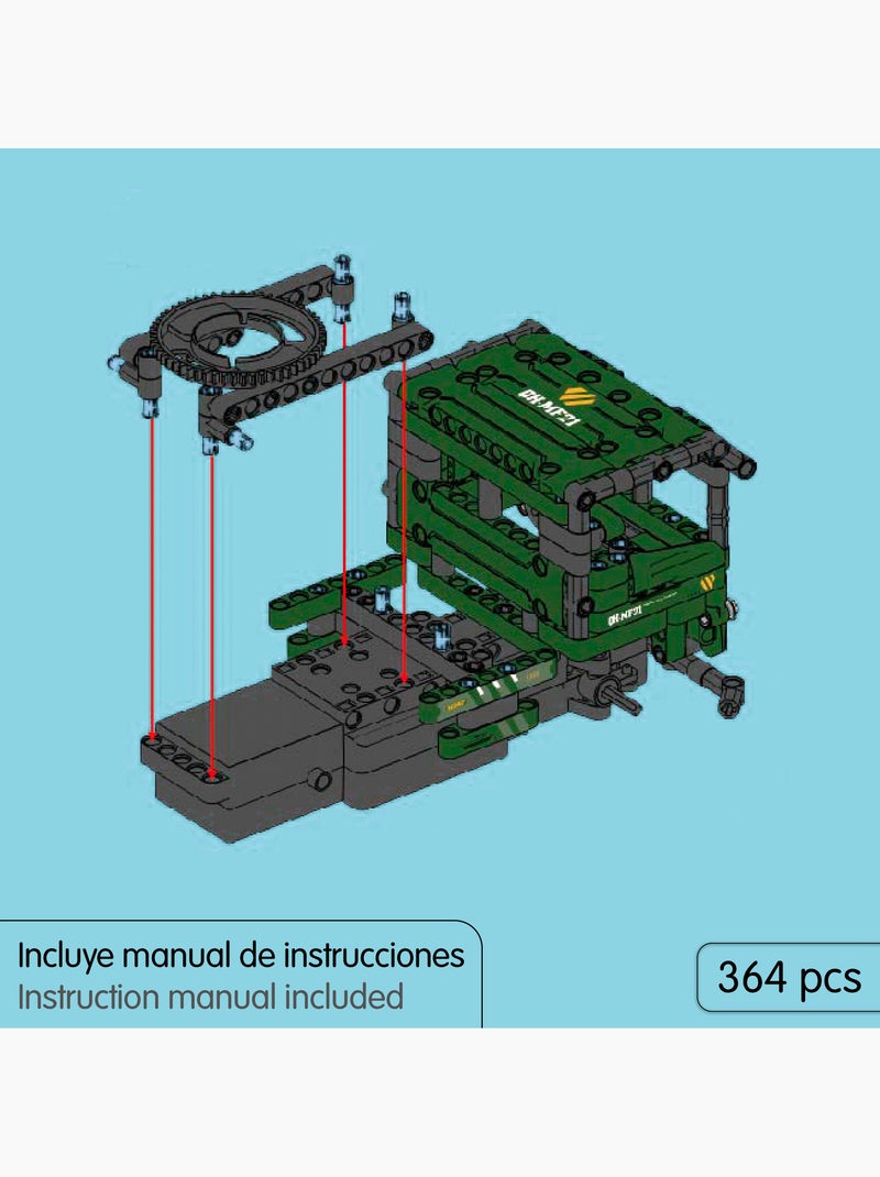 Im.master juego de construcción coche teledirigido militar 2 en 1 - 364 pzas. N/D - Kiabi