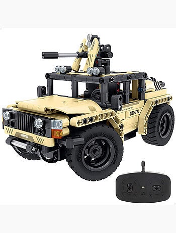 Im.master juego de construcción coche teledirigido militar 2 en 1 - 370 pzas.