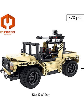 Im.master juego de construcción coche teledirigido militar 2 en 1 - 370 pzas.