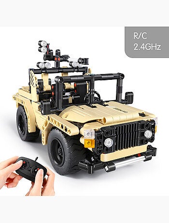 Im.master juego de construcción coche teledirigido militar 2 en 1 - 370 pzas.