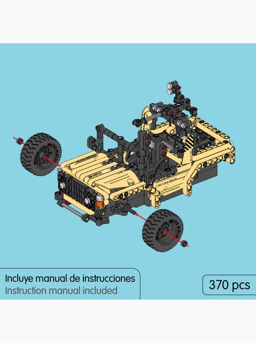 Im.master juego de construcción coche teledirigido militar 2 en 1 - 370 pzas. - Kiabi