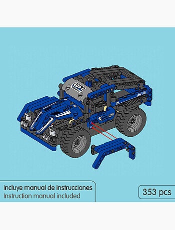 Im.master juego de construcción coche teledirigido pickup 2 en 1 - 353 pzas.
