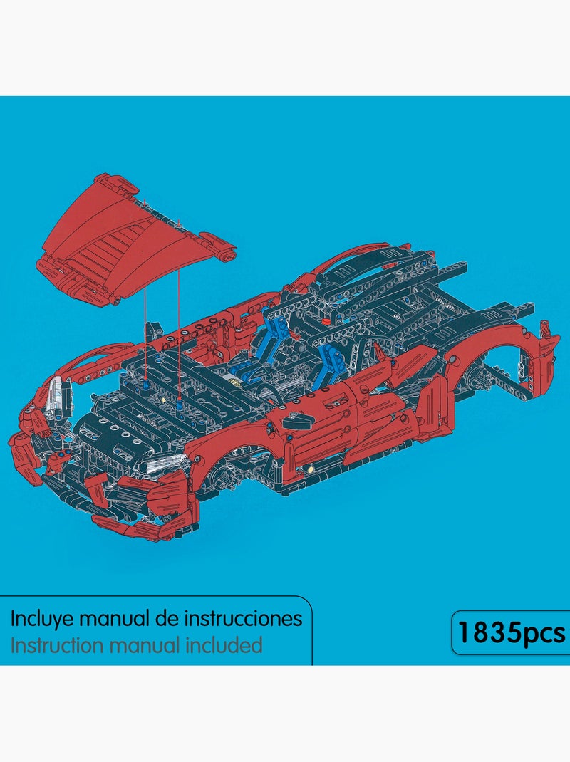 Im.master juego de construcción coche teledirigido superdeportivo 1/10 - 1835 pzas. N/D - Kiabi