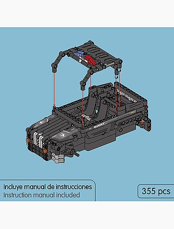 Im.master juego de construcción coche teledirigido swat 2 en 1 - 355 pzas.