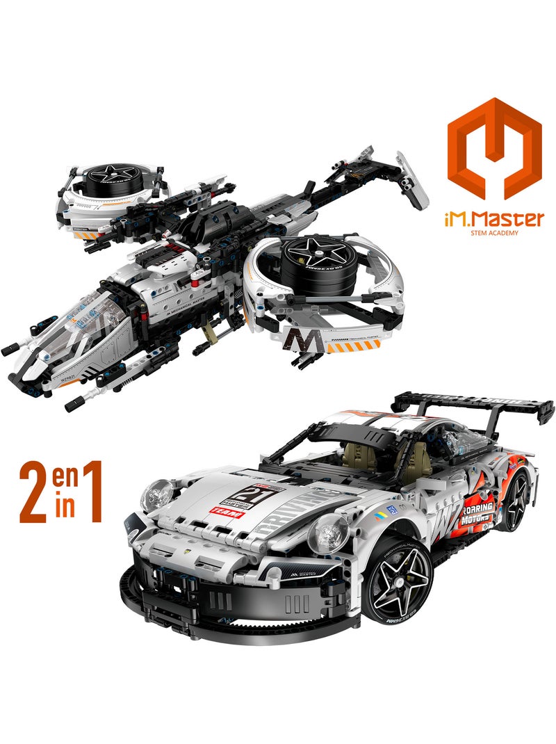 Im.master juego de construcción coche transformable 1/10 - 1551 pzas. N/D - Kiabi