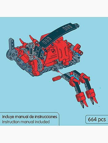 Im.master juego de construcción escorpión lanzamisiles - 664 pzas.
