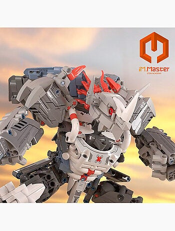 Im.master juego de construcción robot rinoceronte - 965 pzas.