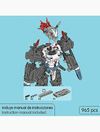 Im.master juego de construcción robot rinoceronte - 965 pzas.