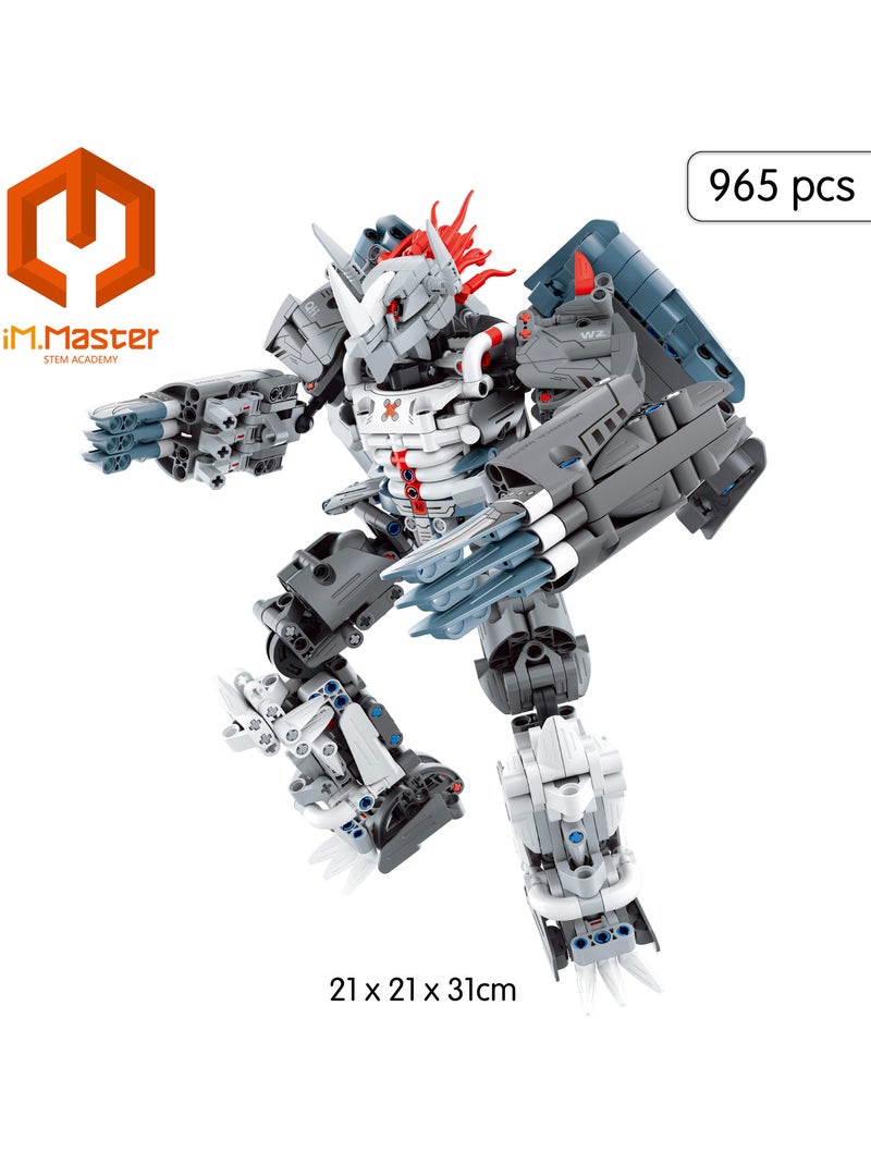 Im.master juego de construcción robot rinoceronte - 965 pzas. N/D - Kiabi