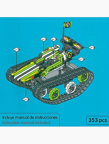Im.master juego de construcción robot teledigirido acrobático 3 en 1 - 353 pzas.