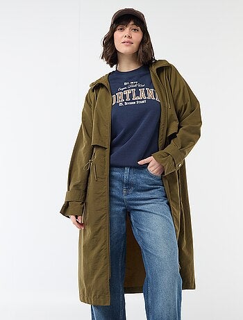 Impermeable con capucha