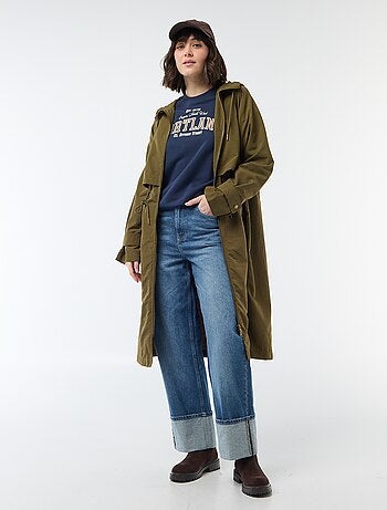 Impermeable con capucha