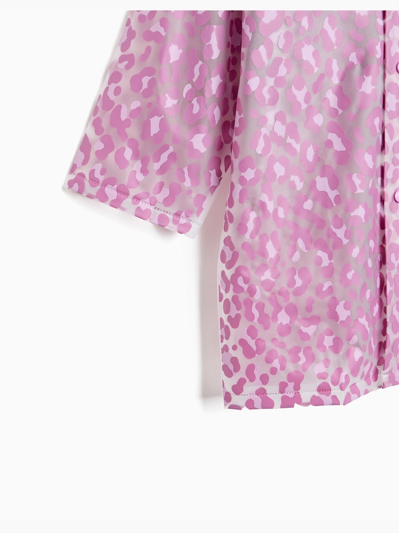 Impermeable con estampado animal, mo fashion Rosa - Kiabi