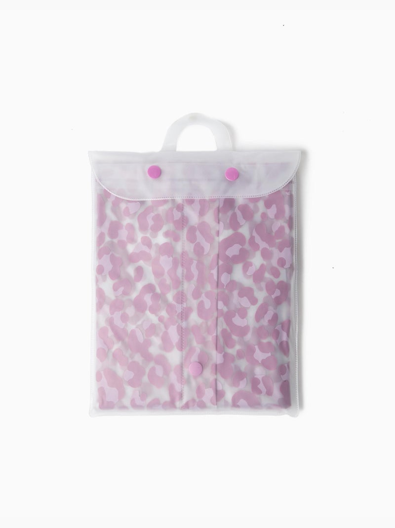 Impermeable con estampado animal, mo fashion Rosa - Kiabi