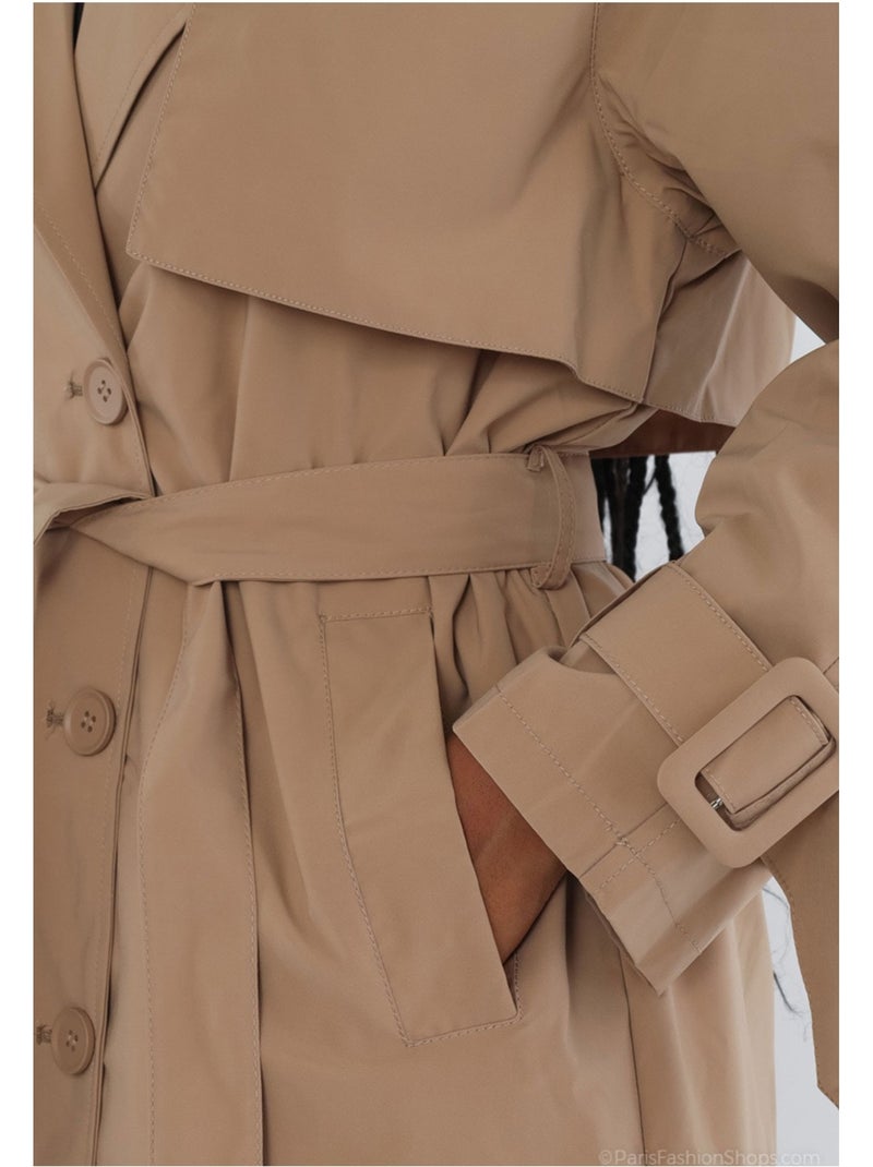 Impermeable Kebello Beige - Kiabi