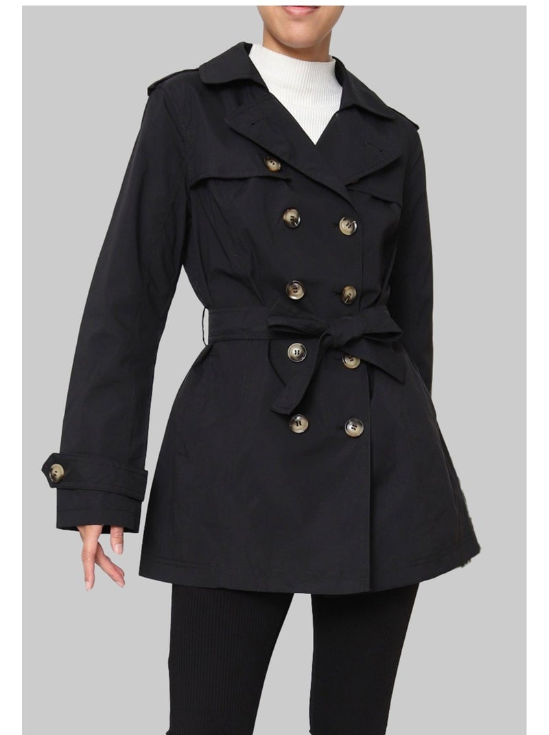 Impermeable Kebello Negro Negro - Kiabi