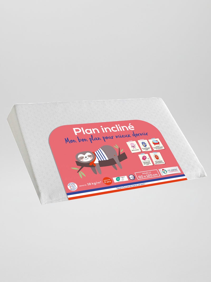 Inclinador de cama desenfundable 'P'tit Albatros' blanco - Kiabi