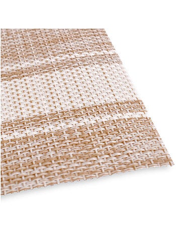Individual rectangular tejido a rayas