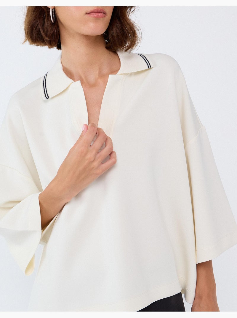 Interbloqueo de polo, mo fashion Beige - Kiabi
