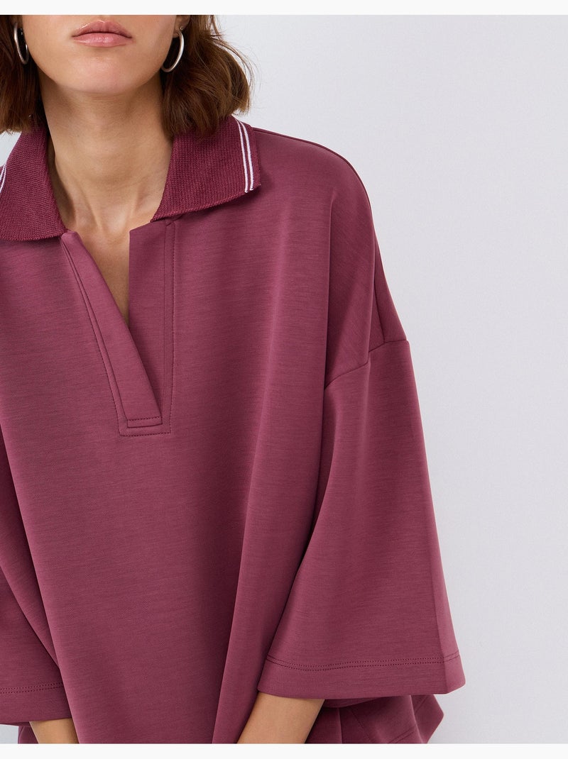 Interbloqueo de polo, mo fashion Violeta - Kiabi