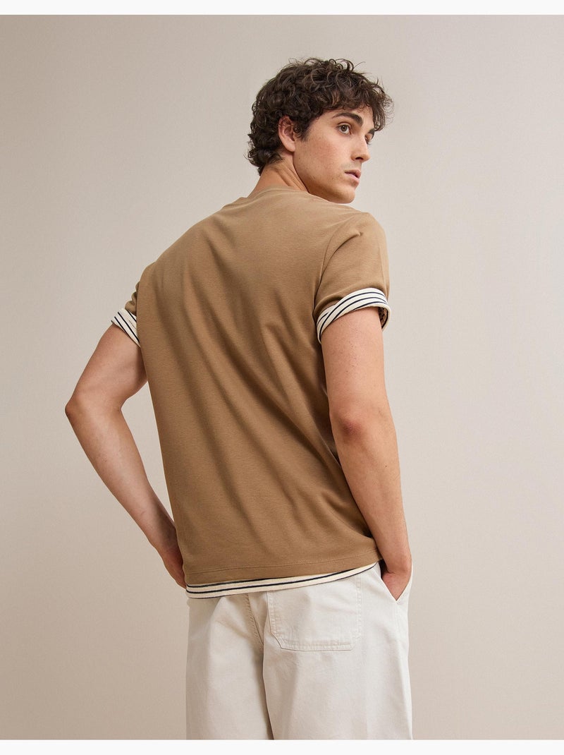 Interlock de camiseta, MO Fashion Beige - Kiabi