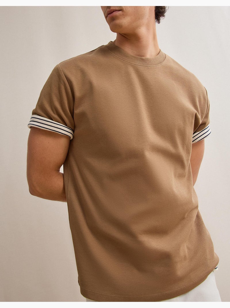 Interlock de camiseta, MO Fashion Beige - Kiabi