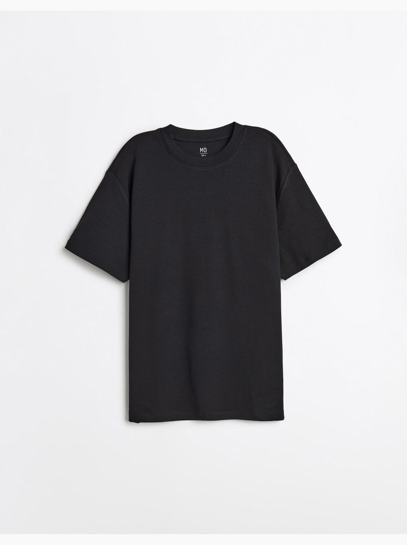 Interlock de camiseta, MO Fashion Negro - Kiabi