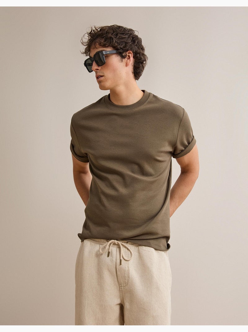Interlock de camiseta, MO Fashion Verde - Kiabi